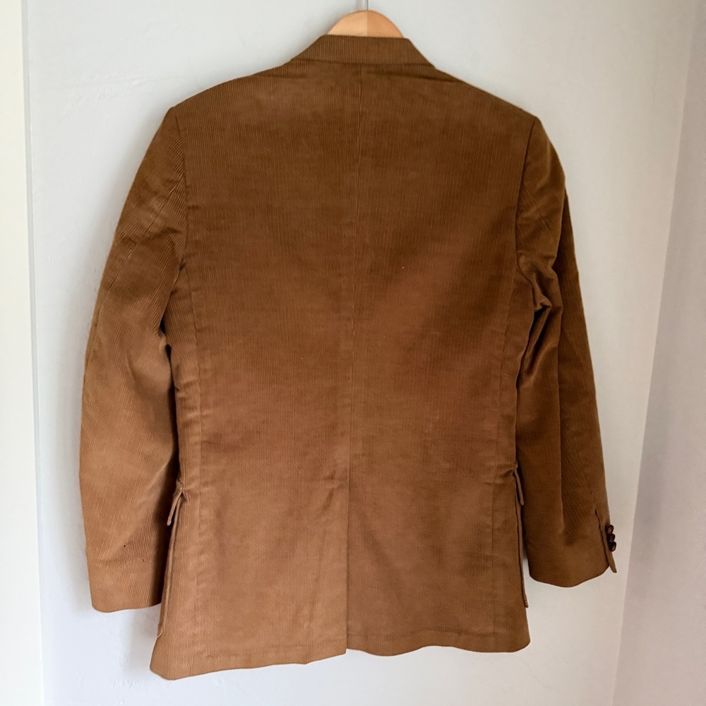 Haggar‎ Jacket Men's Vintage Corduroy Blazer in Dark Tan Size 40R - Picture 12 of 13